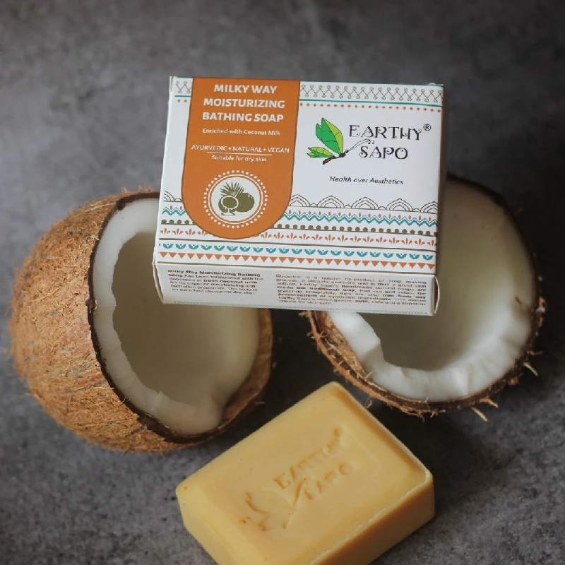 Earthy Sapo Milky Way Moisturizing Bathing Soap, 100 g-8.webp